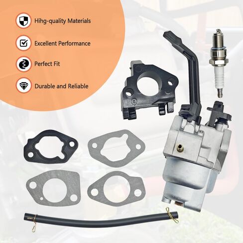 NAJING Carburetor Kit Fit for Generac Centurion Jingke Huayi Kinzo Ruixing Xieli, Replaces 0J58620157 0G8442A111 0G8442A112 0G8442D110 0H9838D100 in Saudi Arabia
