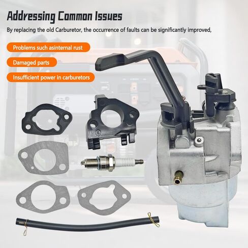 NAJING Carburetor Kit Fit for Generac Centurion Jingke Huayi Kinzo Ruixing Xieli, Replaces 0J58620157 0G8442A111 0G8442A112 0G8442D110 0H9838D100 in Saudi Arabia