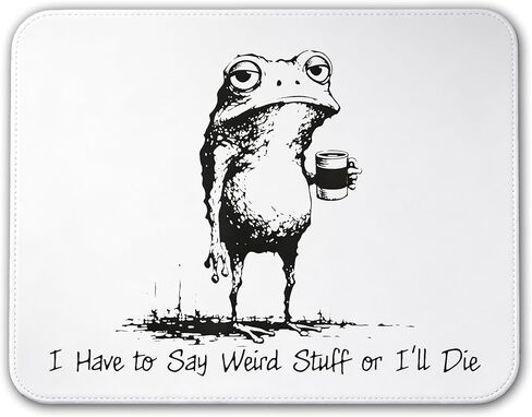 The Horrors Persist But So Do I Raccoon Mouse Pad, Funny Dumpster Fire Non-Slip Mousepad, Mental Health Humor Gifts for Nurse Coworker Best Friend, Sarcastic Desk Decor 10x8 inch in Kuwait