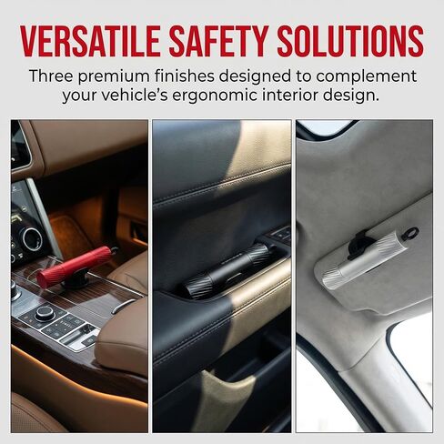 3Pcs Safe Hammer 2 in 1 car Window Breaker Tool, Upgraded Window Breaker Seatbelt Cutter for Men Women, Essential Car Emergency Kits for Vehicles in Saudi Arabia