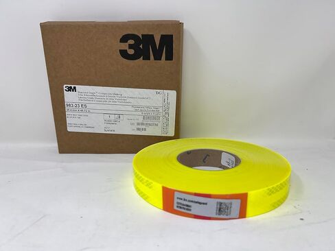 1" Wide x 150' Foot Roll 3M Reflective Tape - Fluorescent Yellow, Green in Kuwait