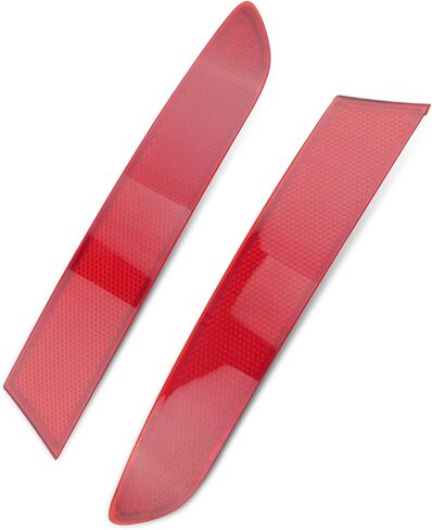 Rear Bumper Reflector Fit for BMW X3 F25 LCI 2015 2016, Left & Right Rear Bumper Red Marker Lights Lens Trim Replace 63257352209 63257352210 in Saudi Arabia