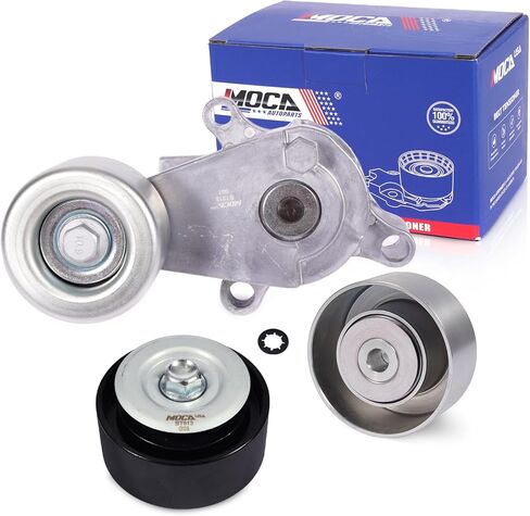 MOCA 3 Serpentine Belt Tensioner Kit Compatible with 2010 for Toyota 4Runner & 2016-2020 for Tacoma L4 2.7L, 2007-2015 for Toyota Tacoma & 2022 for Tacoma L4 2.7L with A.C., Gas in Kuwait