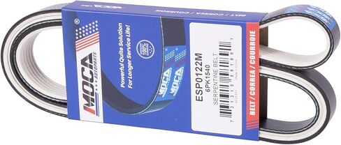 MOCA 6PK1540 Fabric Faced Serpentine Belt Fit for BMW 2001-2006 325Ci 330Ci 2.5L, 2001-2006 X5 3.0L, 2001-2005 320i 2.2L, 2001-2005 330i 3.0L, for Toyota 1998-2002 Corolla 1.8L in Kuwait