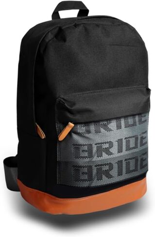 W-POWER JDM Bride Racing Laptop Travel Backpack Brown Bottom with Adjustable Harness Straps (JDM-Purple Strap) in Saudi Arabia