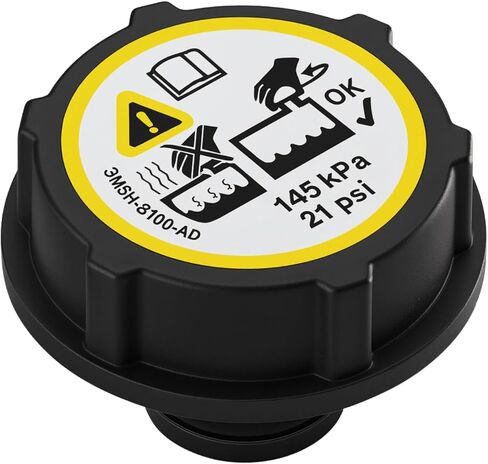Radiator Cap Compatible with Volvo C30, C70, S40, S60, S80, S90, V50, V60, V70, V90, V90 Cross Country, XC40, XC60, XC70, XC90 - Coolant Reservoir Cap - Surge & Expansion Tank Cap -1301104, 30680002 in Kuwait