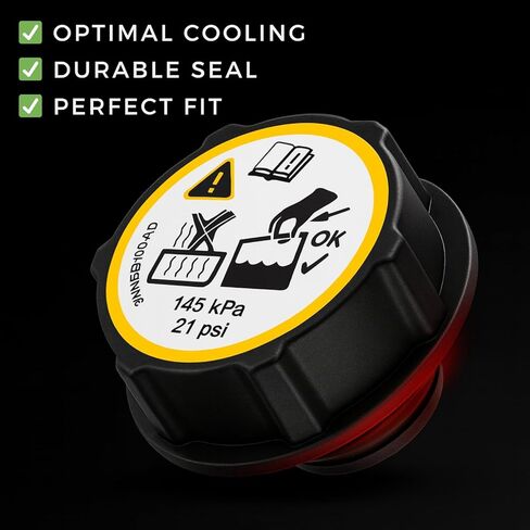 Radiator Cap Compatible with Volvo C30, C70, S40, S60, S80, S90, V50, V60, V70, V90, V90 Cross Country, XC40, XC60, XC70, XC90 - Coolant Reservoir Cap - Surge & Expansion Tank Cap -1301104, 30680002 in Kuwait