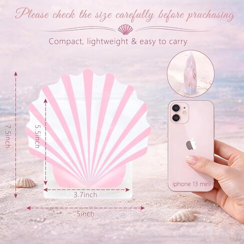 Luvlewen 15pcs Seashell Bags, Hangover Recovery Kit Bags, Beach Party Favor Bags in Saudi Arabia