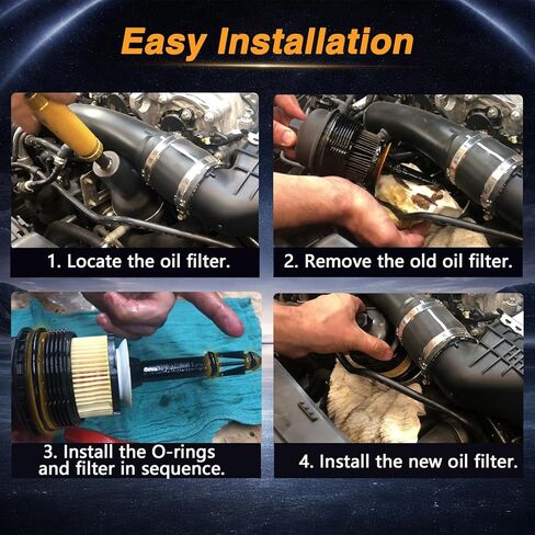 2 Pcs Engine Oil Filters with O-rings Compatible with Mercedes-Benz A220 C300 C350e CLA250 E300 GLC350e Metris SLC300 Infiniti Q50 Q60 QX30 2.0L L4 Replace#: 2701800109 in Kuwait