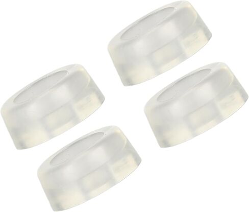 4Pcs Rubber Cushion Feet Pads, Cushion Rubber Feet Non Slip Sewing Machine Bed Cushion Plastic Elastic Clear Sewing Foot Control for Repair Replacement in Kuwait