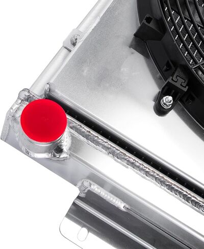 3 Row Aluminum Radiator Shroud Fan Compatible with 1967-1969 1968 Chevy Camaro SS Z28/Pontiac Firebird in Saudi Arabia