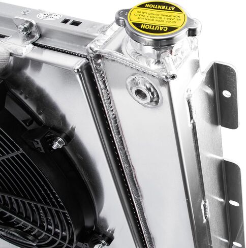 3 Row Aluminum Radiator Shroud Fan Compatible with 1967-1969 1968 Chevy Camaro SS Z28/Pontiac Firebird in Saudi Arabia