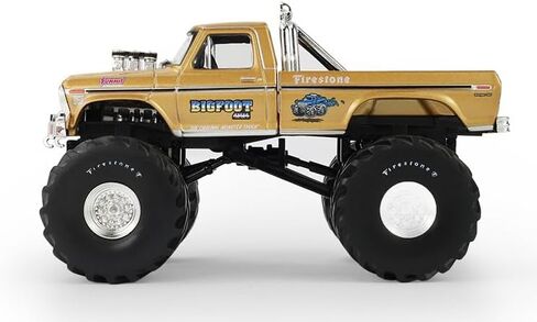 Greenlight 88061 1:43 Scale Bigfoot #1 50th Anniversary 1979 F-250 Monster Truck Gold Adult Collectible in Kuwait