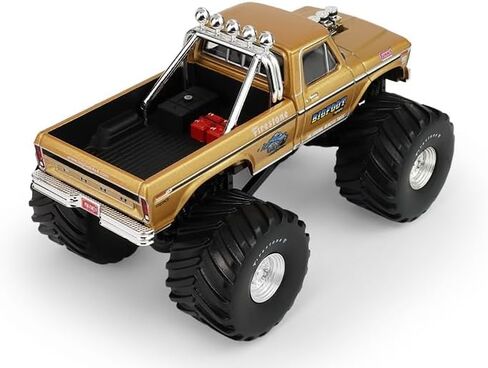 Greenlight 88061 1:43 Scale Bigfoot #1 50th Anniversary 1979 F-250 Monster Truck Gold Adult Collectible in Kuwait