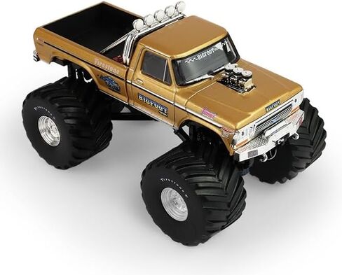 Greenlight 88061 1:43 Scale Bigfoot #1 50th Anniversary 1979 F-250 Monster Truck Gold Adult Collectible in Kuwait