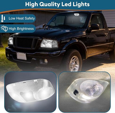 F37Z-13776-B LED Map Lamp Assembly with Cover, Interior Map Light Replace F37Z-13776-B, F37Z13776B, F67Z-13783-AA, F67Z13783AA, Compatible with Ford Ranger 1993-2004 in Saudi Arabia