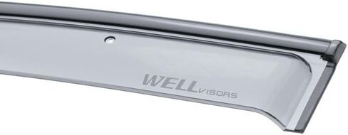 WellVisors Window Visors Wind Deflectors Compatible with Suzuki 2007-2013 SX4 Hatchback with Black Trim Rain Guards 3-847SK002 in Kuwait