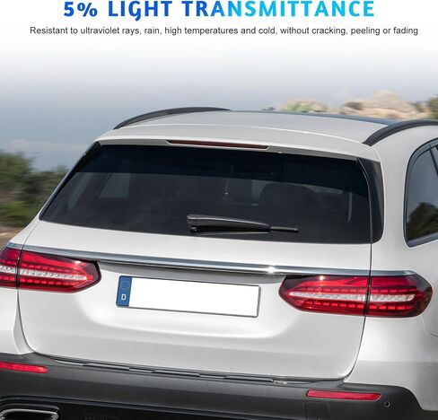 Sun Walker Car Windshield Tint Strip, 5% VLT Auto Window Banner Sticker for Blocking Light & Reducing Glare, Heat & UV Protection Front Windscreen Sun Strip Tint for Cars Trucks SUVs in Kuwait
