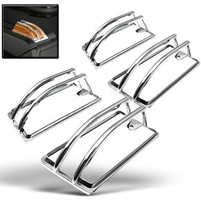 Cab Roof Running Light Bezels Covers Trim Molding Chrome 4pcs Set Compatible with 2003-2009 Hummer H2 in Saudi Arabia
