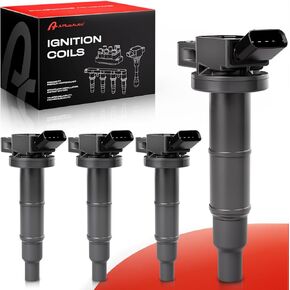 Ignition Coil Pack Fits for Toyota Camry Corolla RAV4 Highlnader Solara Scion tC xB 2002 2003 2004 2005 2006 2007 2008 2009 2010 2011 2.4 Set of 4 Replace UF333 in Saudi Arabia