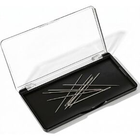 Magnetic Needle Case Sewing Needle Case with Clear Cover Strong Built-in Magnet Secures Pins Under 10.5cm Portable Needles Organizer Box for Sewing Quilting Crafts Supplies in Kuwait