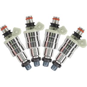 4 x Fuel Injectors Compatible with 1983-1987 TOYOTA 4RUNNER CAMRY CELICA PICKUP VAN 2.0 2.4L 23250-45011/195500-0474/23209-45011 in Saudi Arabia