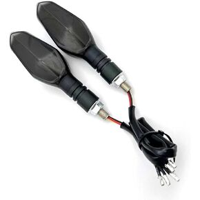 2 PCS Motorcycle LED Turn Signals Projector Light, Waterproof MotorBike LED Light with Projection Arrow, 27 Lighting Modes Turn Signal Lamp, Universal for Most Motorcycles (Yellow) in Saudi Arabia