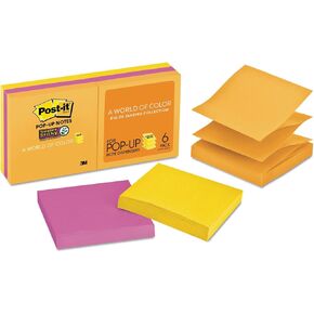 Post-It Pop-Up 3 x 3 Note Refill, Rio de Janeiro, 90-Sheet, 6/Pack MMMR3306SSUC in Kuwait