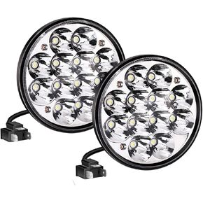 مصابيح LED دائرية كريستالية 5.75 بوصة 36 وات من Ourbest، شعاع عالي/منخفض مقاوم للماء IP68 4000 4040 5506 H5006 H651 / H466 مصابيح كاشفة بديلة - قطعتان in Kuwait