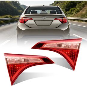 Left Outer Tail Light Assembly Compatible with Toyota Corolla 2017 2018 2019, Rear Taillights Brake Lamps with Halogen Bulbs and Clear Lens Replaces 8156002B00 (Driver Side) in Saudi Arabia