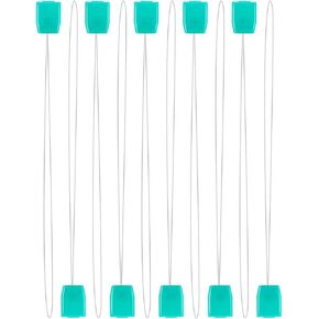 Bxian 10PCS 7.87 Inch Long Needle Threading Tool Hook Punching Needle Threader Suitable for Embroidery Cross Stitch Patchwork Handicrafts Jewelry Making in Saudi Arabia