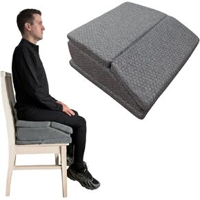 7.5" Extra Thick Hip Replacement Recovery Aids Seat Cushion, 3-Layer Adjustable Height Hip Surgery Recovery Must Haves for Post Surgery, High Support Wedge Chair Pillow for Office & Car in Saudi Arabia
