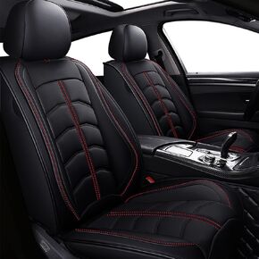 Seat Cover for Ford Mustang 1999-2024, Durable Waterproof Sports Seat Cover，Premium Leather Seat Protector(2 Seats Standard, Black Yellow) in Saudi Arabia