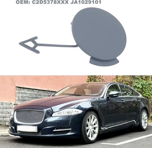 SING F LTD Car Front Bumper Tow Hook Eye Cover C2D5378XXX JA1029101 Compatible with Jaguar XJ 2010 2011-2019 in Kuwait