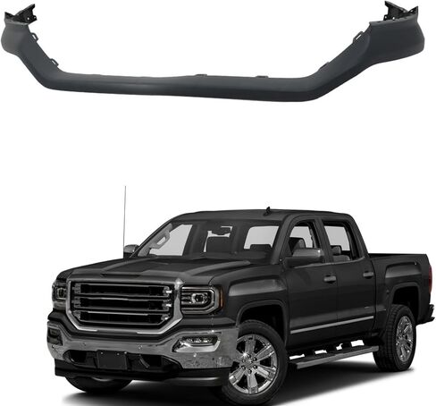 Silscvtt Front Bumper Upper Cover Primed Replacement for 2016-2018 Sierra 1500 in Kuwait