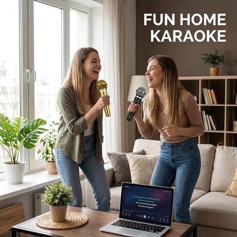 Fake Microphone, Toy Microphone Set for Play, Microphone Prop for Stage Performance, Fake Microphones with Black and Gold Colors in Saudi Arabia