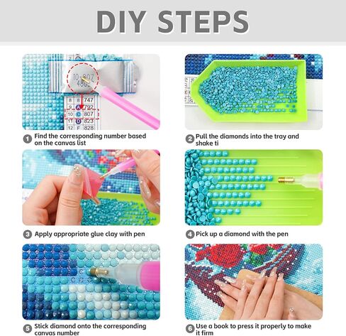 IORIOR Diamond Art Kits for Adults - Loves Softball Glove Ball 5D Dimond Painting Kits for Adults Beginner, No Frame Round Diamond Kits for Home Wall Decor 12 X 16 Inch in Kuwait