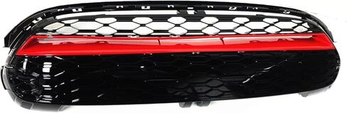 Front Grille Racing Grill Bumper Air Hood Vent Mesh Grid Compatible For BMW MINI COOPER F55 2015-2020 F56 2014-2020 F57 2016-2021 in Saudi Arabia