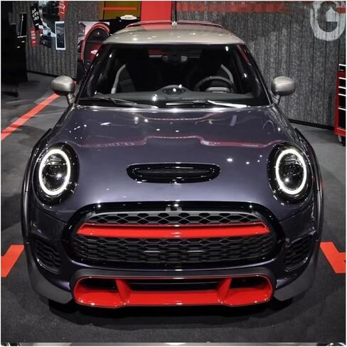 Front Grille Racing Grill Bumper Air Hood Vent Mesh Grid Compatible For BMW MINI COOPER F55 2015-2020 F56 2014-2020 F57 2016-2021 in Saudi Arabia