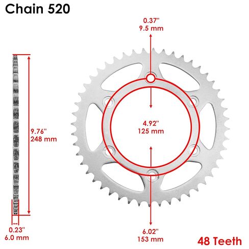 Caltric Gold O-Ring Drive Chain and Sprockets Kit Compatible with Honda XR250R 1990 1991-1995 in Kuwait