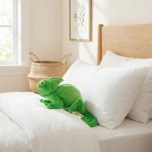 Tiny Heart Chameleon Plush Toy, Super Soft Cute Realistic Chameleon Lizard Plush Stuffed Doll Funny Decor Fun Kids Gift Plush Pillow for All Occasions and Ages (Green) in Saudi Arabia
