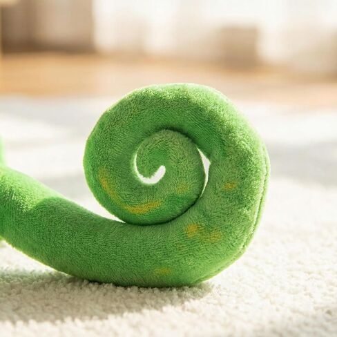 Tiny Heart Chameleon Plush Toy, Super Soft Cute Realistic Chameleon Lizard Plush Stuffed Doll Funny Decor Fun Kids Gift Plush Pillow for All Occasions and Ages (Green) in Saudi Arabia