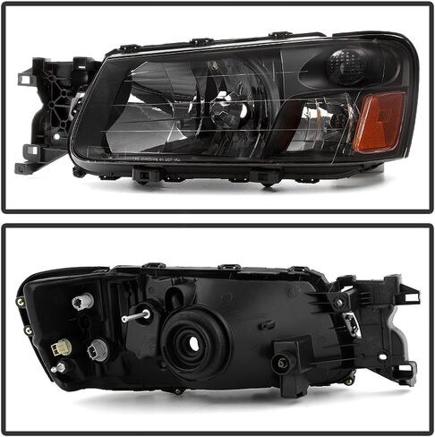 ACANII - For 2003-2004 Subaru Forester Headlights Headlamps Aftermarket 03-04 Set Driver + Passenger Side in Kuwait