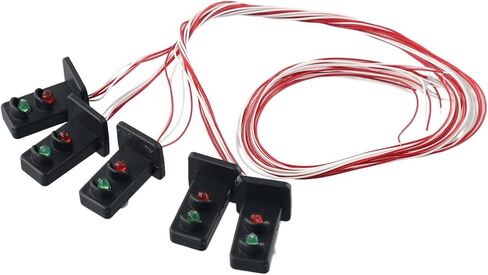 HO Scale Model Railway Lamp Posts 3V AC/DC Compatible LED Light with Resistors for Model Train Scenery Sand Table Moss Microlandscape DIY Layout in Saudi Arabia
