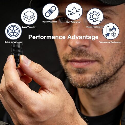 Kzoom 60PCS Tire Screw Plug Repair Kit,Self-Service Tire Repair Kit for Quick Repairs, Self-Service Tire Repair Rubber Nail Kit for Patching Punctures in Vacuum Tires of Cars, Motorcycles in Saudi Arabia
