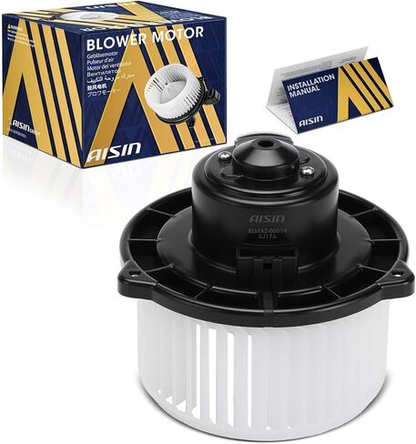 AISIN AFTERMARKET BLMAZ-00019 HVAC Blower Motor with Wheel Assembly - Compatible with Chrysler Sebring 2001-2005, Dodge Stratus 2001-2005, Mitsubishi Eclipse 2000-2005, Montero 2001-2006 in Kuwait