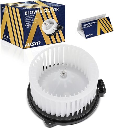 AISIN AFTERMARKET BLMAZ-00019 HVAC Blower Motor with Wheel Assembly - Compatible with Chrysler Sebring 2001-2005, Dodge Stratus 2001-2005, Mitsubishi Eclipse 2000-2005, Montero 2001-2006 in Kuwait