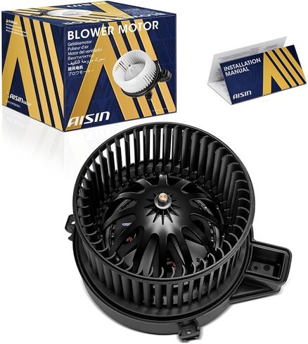 محرك منفاخ AISIN AFTERMARKET BLMBLM-00445 HVAC مع محرك بدون فرشاة ومجموعة عجلات - متوافق مع BMW 530E 2018-2020، 530I 2017-2020، 540 2017-2020، 740E 2017-2019، M5 2018-2020 in Kuwait