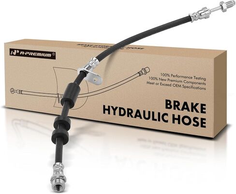 A-Premium Front Driver or Passenger Brake Hydraulic Hose Compatible with Select Ford and Lincoln Models - Escape 2018-2019, MKC 2015-2019 - Replace# EJ7Z2078A in Kuwait