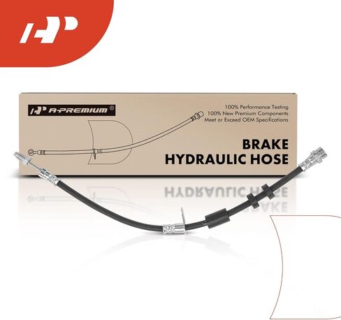 A-Premium Front Driver or Passenger Brake Hydraulic Hose Compatible with Select Ford and Lincoln Models - Escape 2018-2019, MKC 2015-2019 - Replace# EJ7Z2078A in Kuwait